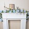 Artificial Flower Garland Decorations - 5.6 FT Eucalyptus Garlands with Flowers Rose Floral Garlands for Wedding Arch Archway Mantle Backdrop